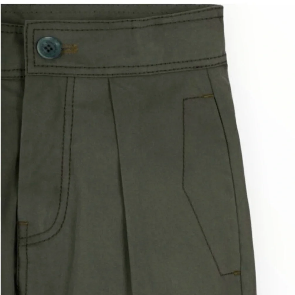 Zara Olive Green Kids Trousers - Picture 4 of 14